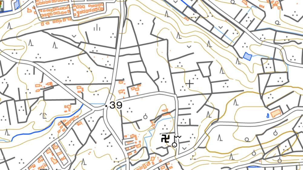 図：茶畑の地図記号