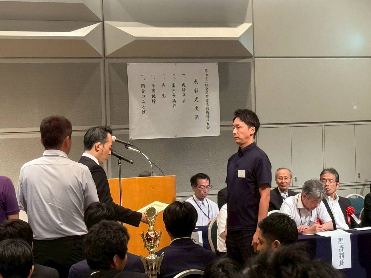 写真:表彰式の様子