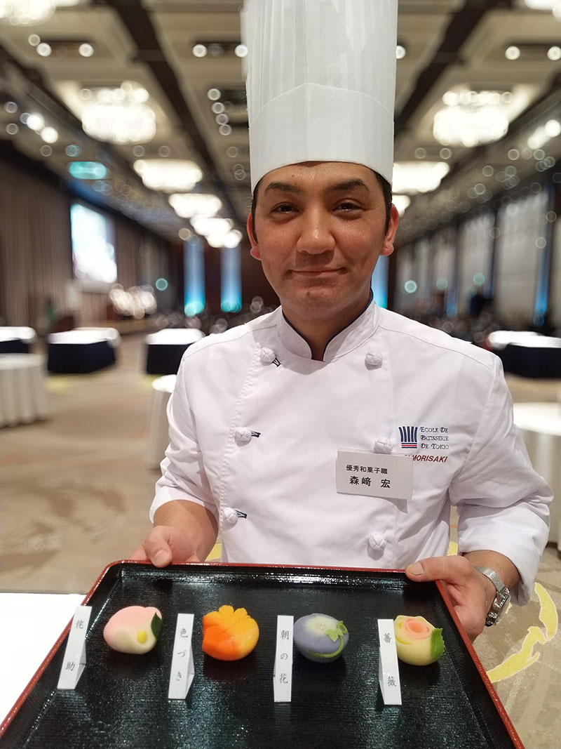写真:優秀和菓子職・森崎宏さん